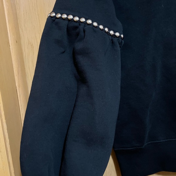 Black Pearl-Embellished Women's Sweater - Picture 2 of 5